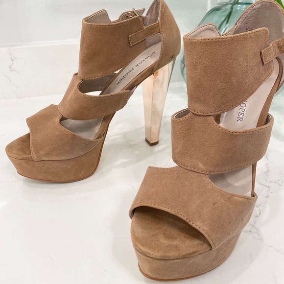 Boston Proper Shoes - BOSTON PROPER Rose Gold Stiletto Heels 🔥
